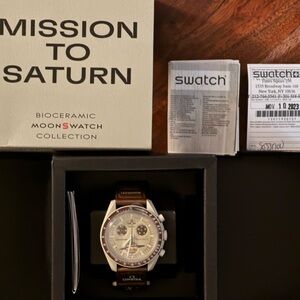 Swatch x Omega Moonswatch Saturn